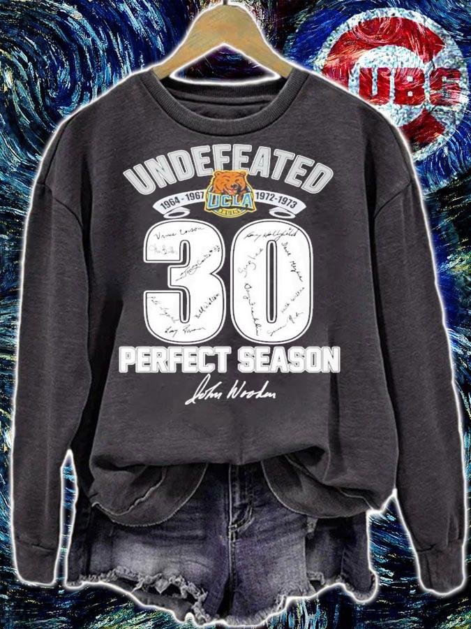 Undefeated 1964 1967 1972 1973 UCLA Bruins 30 perfect season shirt t-shirt
