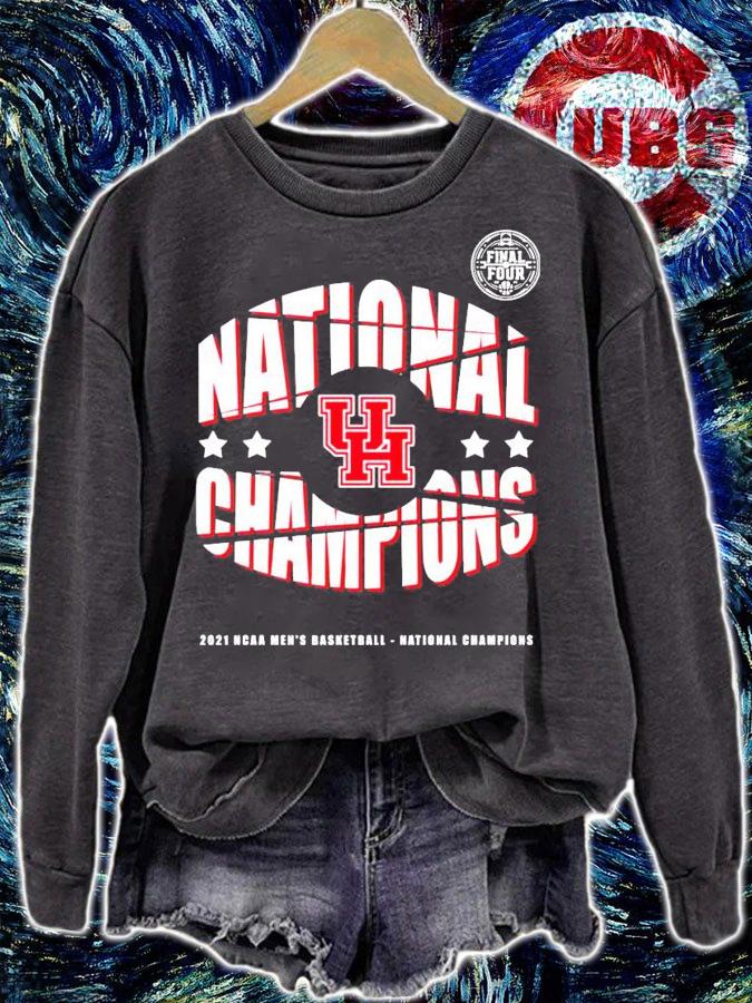 Houston Cougars Champions National 2021 NCAA Mens Basketball shirt sweatshirt