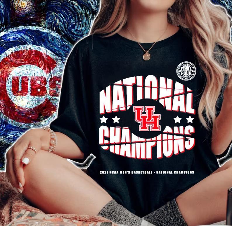 Houston Cougars Champions National 2021 NCAA Mens Basketball shirt woman shirt