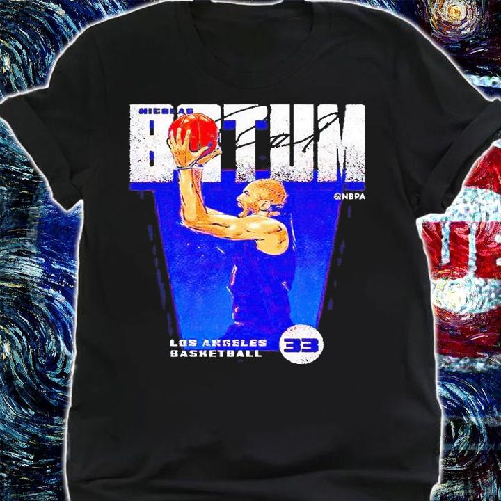 Los Angeles Clippers Baseball Nicolas Batum premiere signature T-shirt shirt