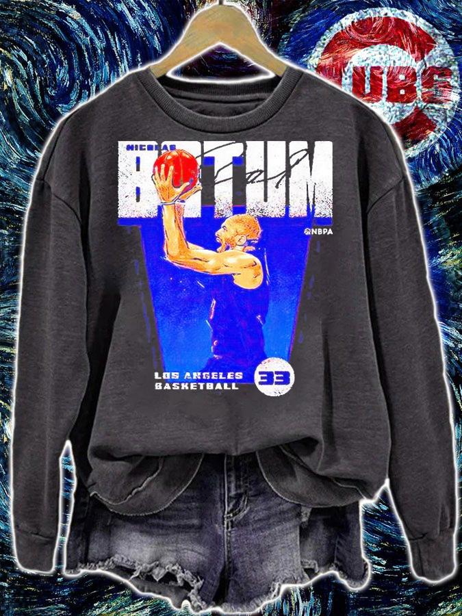 Los Angeles Clippers Baseball Nicolas Batum premiere signature T-shirt sweatshirt