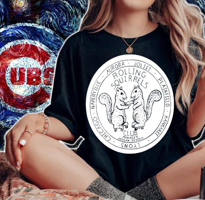 Rolling Squirrels club Joseph Merola shirt woman shirt