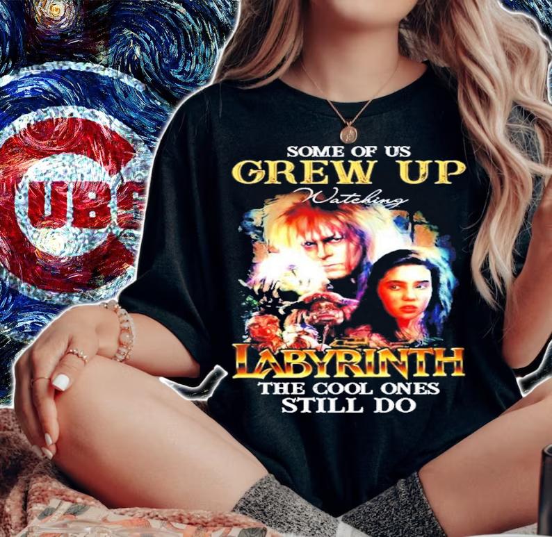 Some of us Grew Up Labyrinth the cool ones still do shirt woman shirt