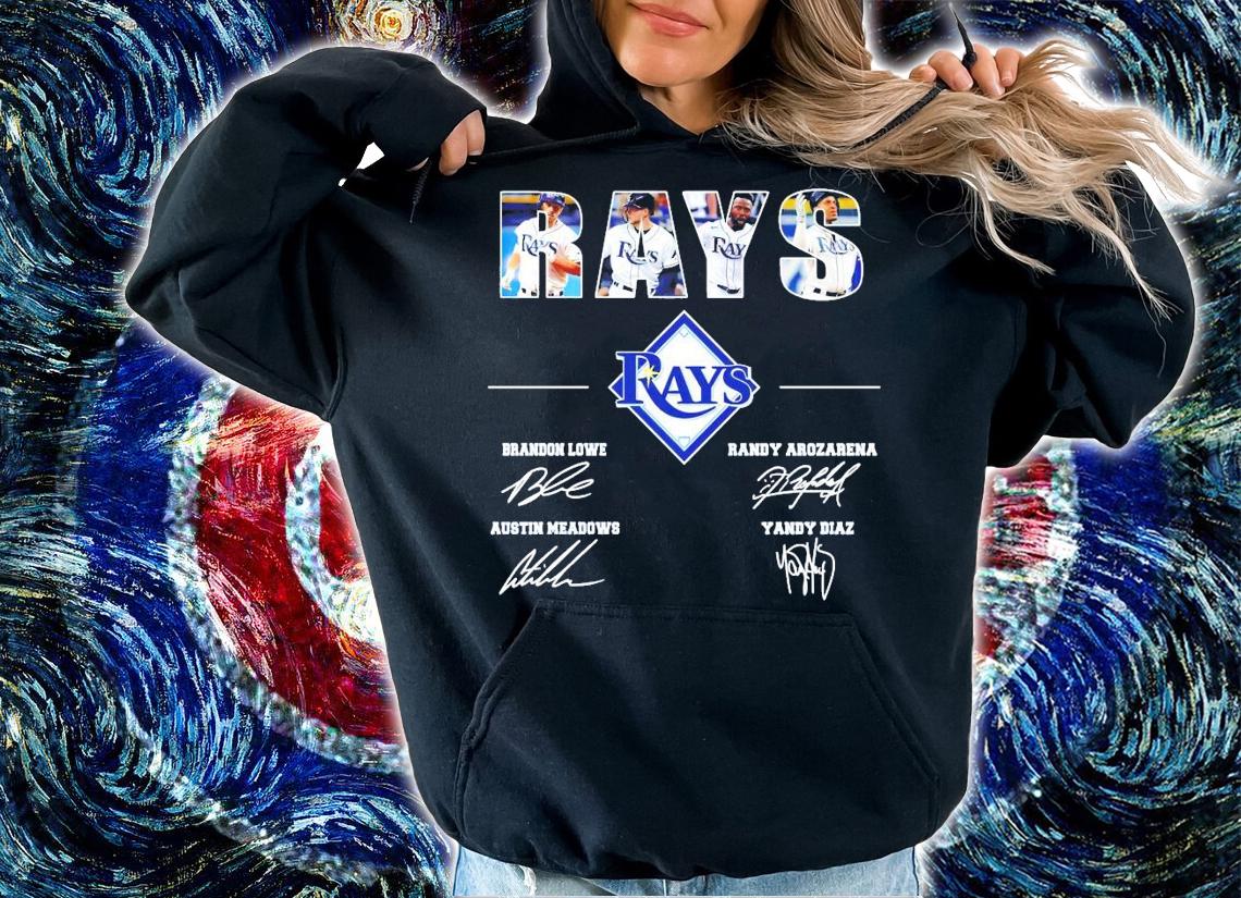 Tampa Bay Rays signatures shirt hoodie