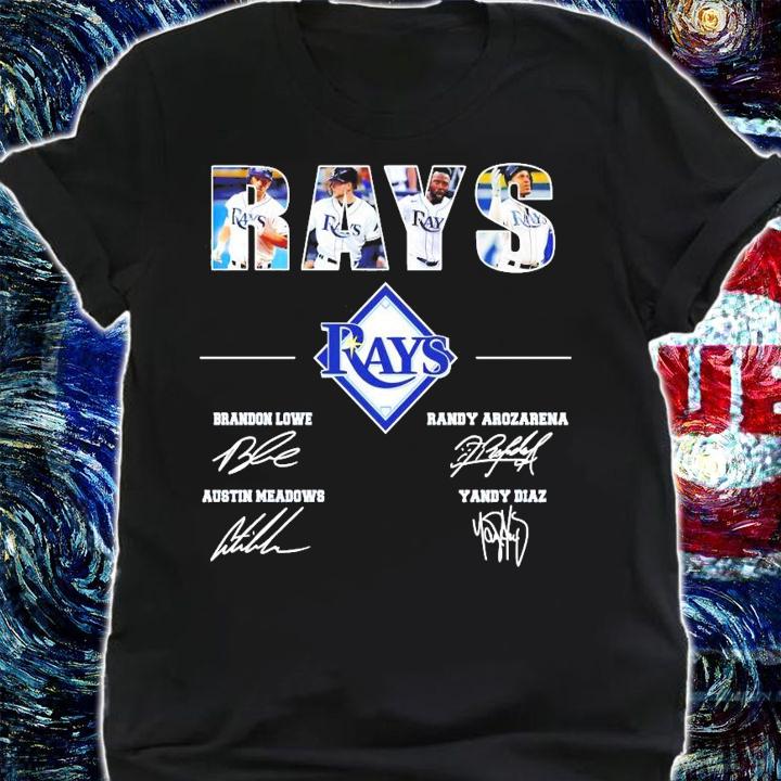 Tampa Bay Rays signatures shirt shirt