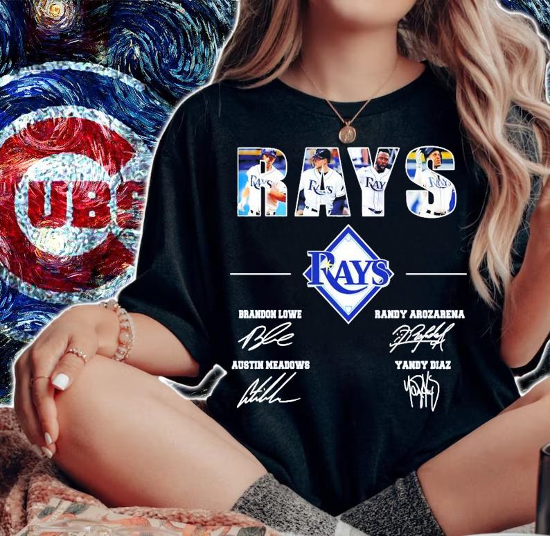 Tampa Bay Rays signatures shirt woman shirt