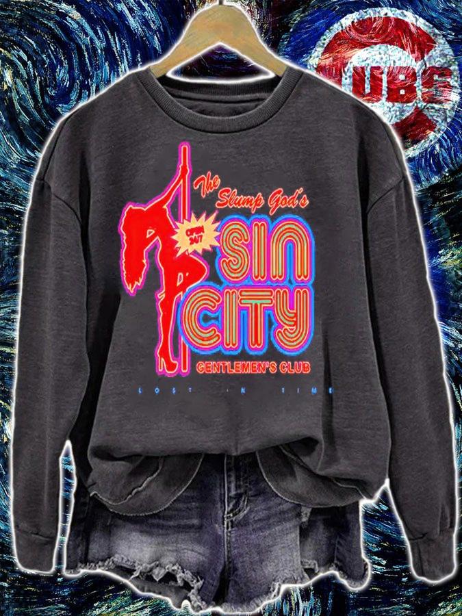 The Slump God's Sin city Gentlemen's Club lost in time T-shirt sweatshirt