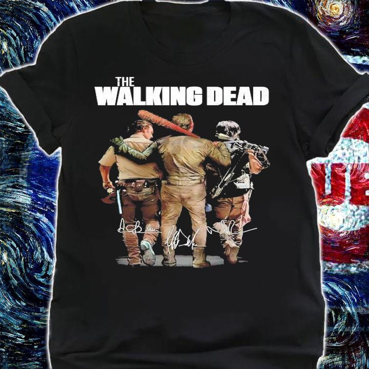 The Walking dead signatures shirt shirt