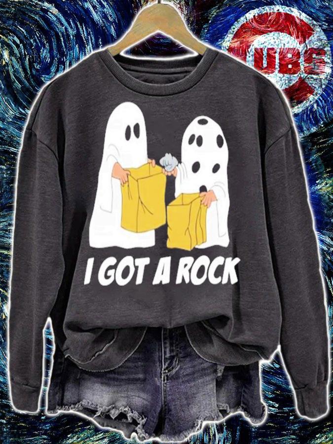 I Got a Rock Charlie Brown Trick or Treat shirt sweatshirt