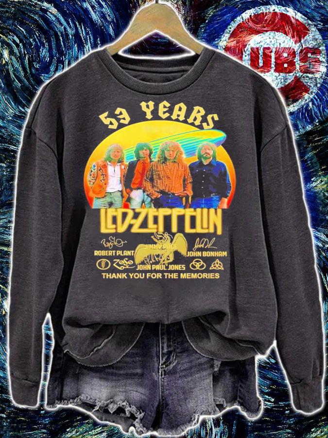 53 years Led Zeppelin thank you for the memories shirt