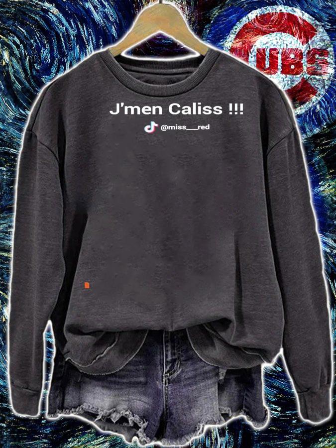J'men Caliss miss red Tiktok shirt sweatshirt