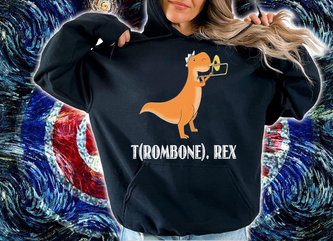 T(rombone). Rex T-shirt hoodie