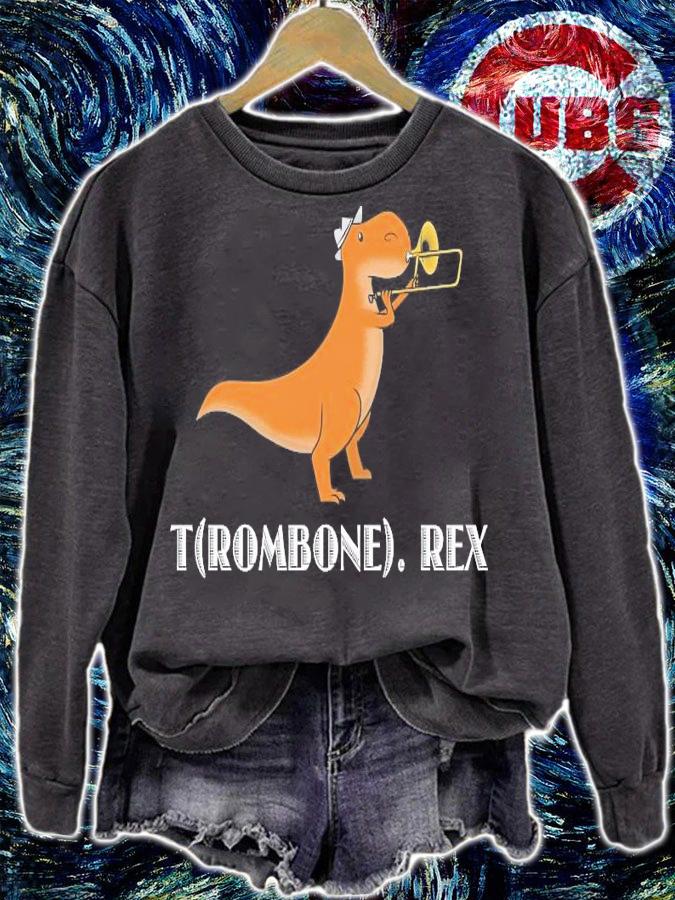 T(rombone). Rex T-shirt sweatshirt