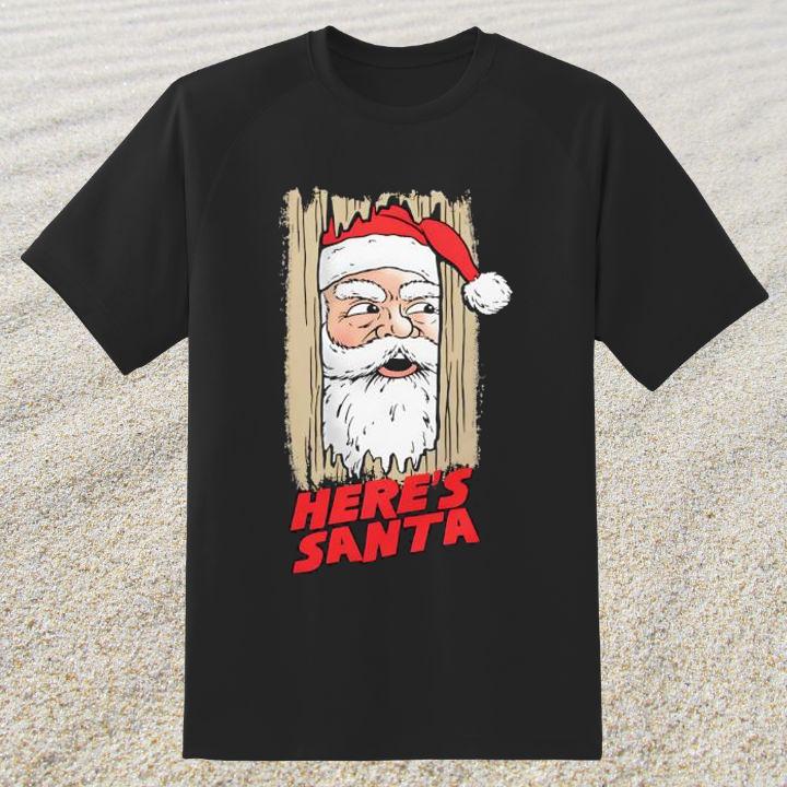 Get Your Santa Claus Meets Jack Torrance The Shining Christmas T-Shirt Now!