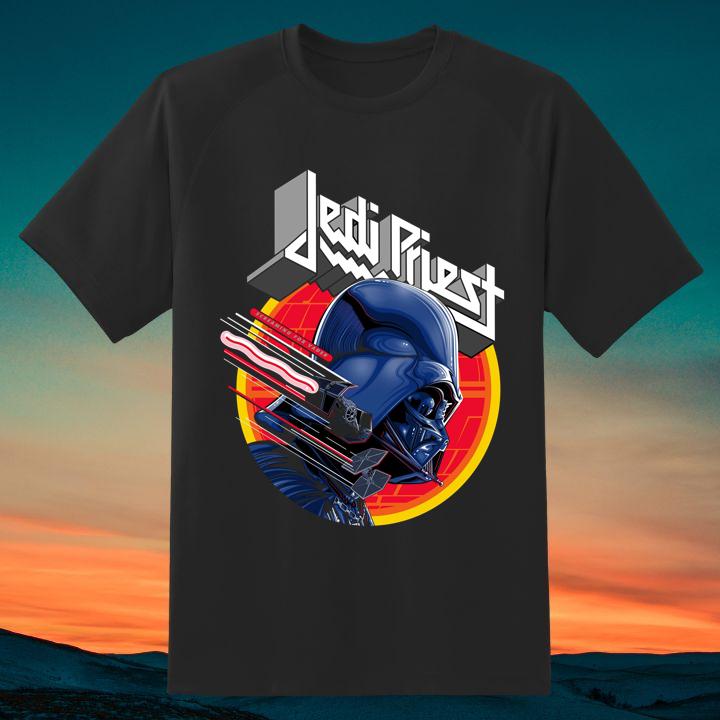Get the Darth Vader Judas Priest Funny Jedi Priest T-Shirt - Perfect for Fans!