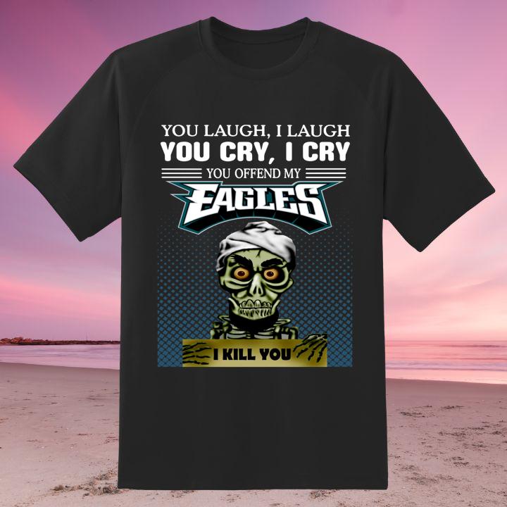 Jeff Dunham Achmed You Laugh I Laugh You Offend My Eagles Football T-Shirt