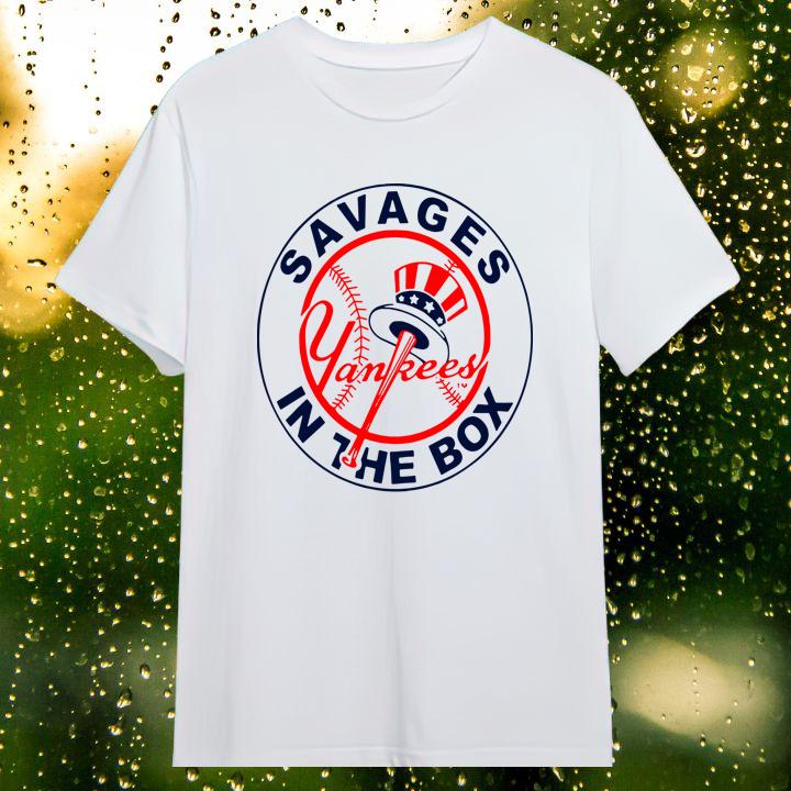 Savages In The Box New York Yankees Baseball T-Shirt For Fan