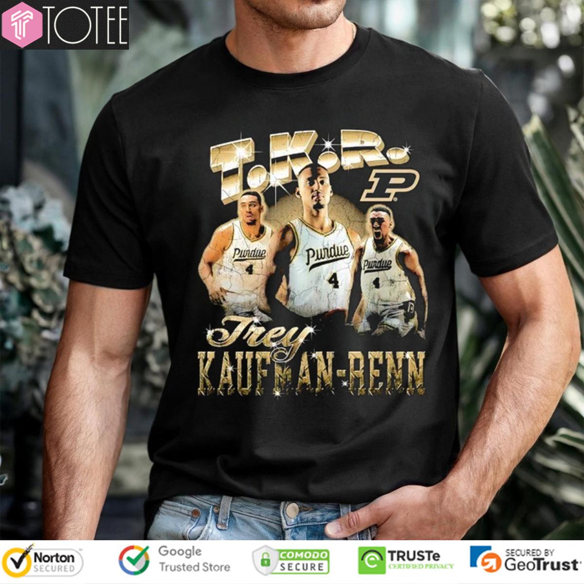 T.K.R. Trey Kaufman-Renn Purdue Boilermakers Basketball Vintage T-Shirt