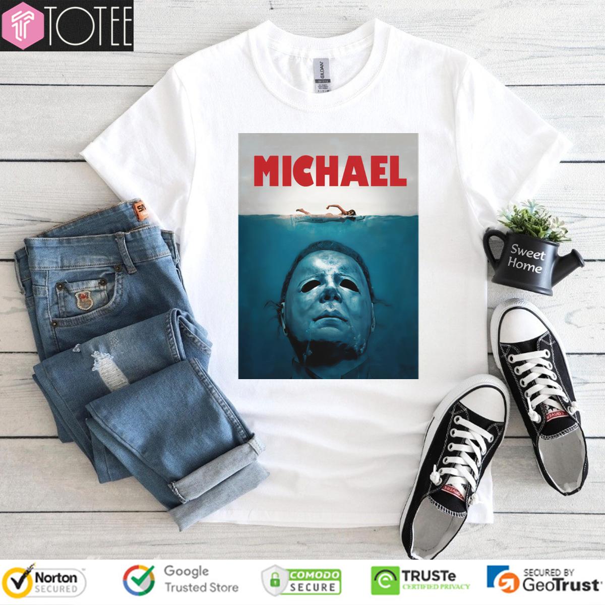 Michael Myers And Jaws Halloween Shirt