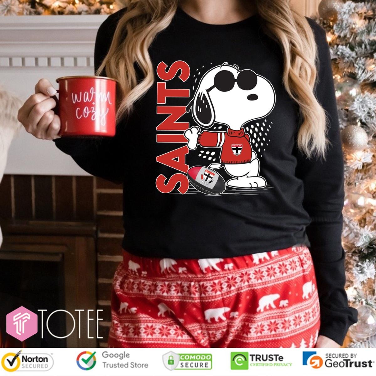 St Kilda Saints Snoopy Player long sleeve