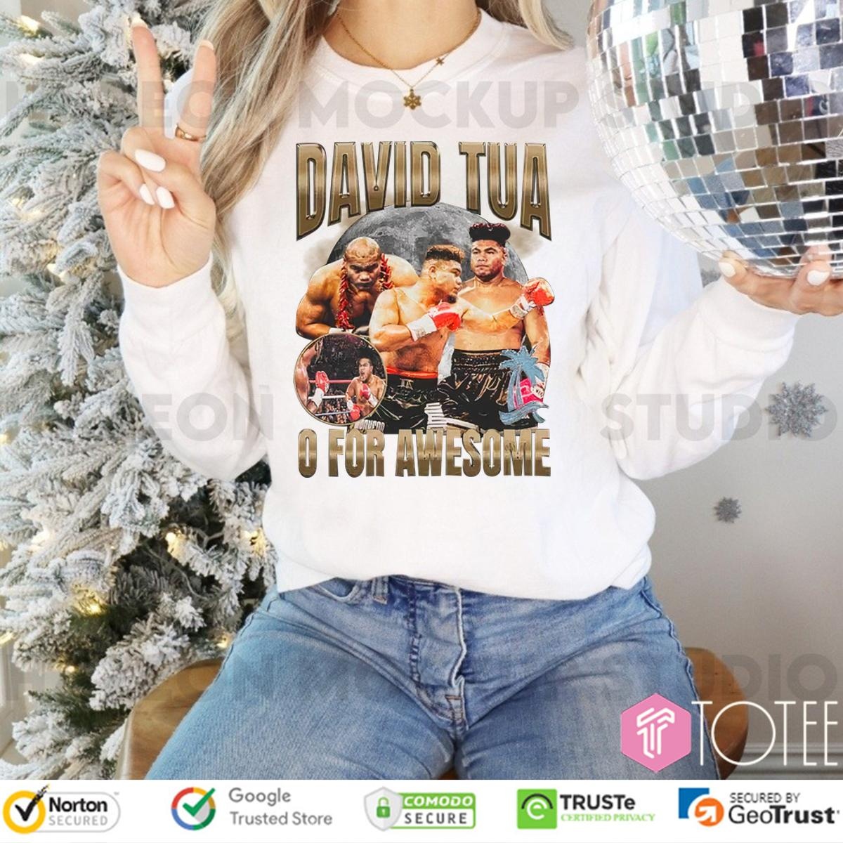David Tua 0 For Awesome Long Sleeve