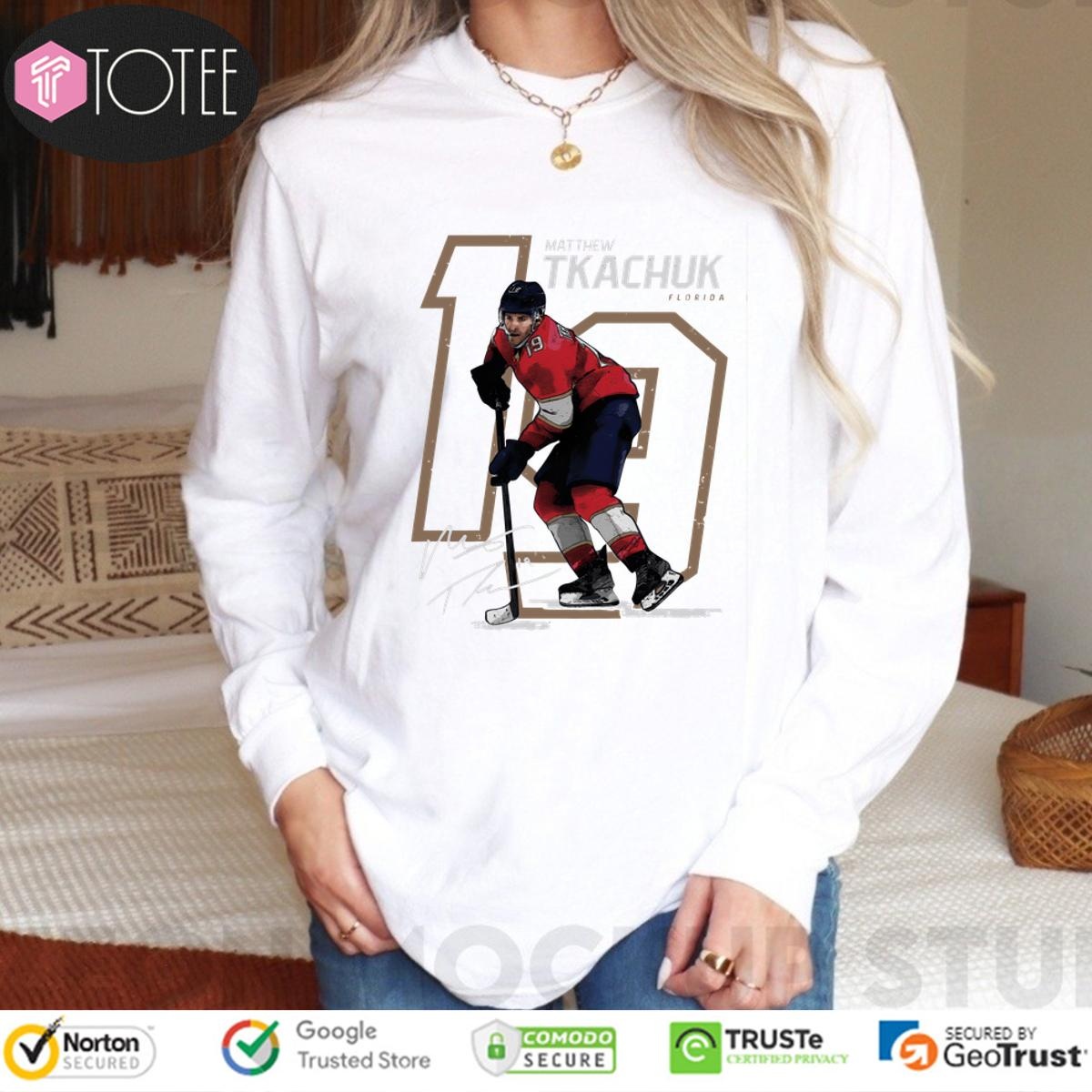 Florida Panthers Youth Matthew Tkachuk Offset Signature Long Sleeve
