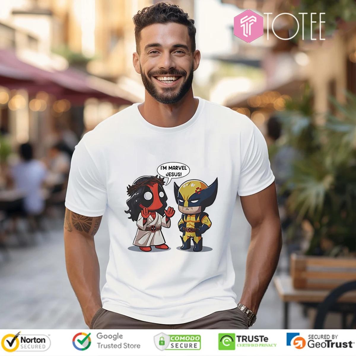 Im Marvel Jesus Deadpool And Wolverine T-shirt